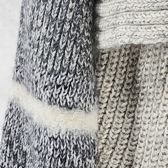 Yigal Azrouel Women's Open Front Shawl Collar Ribbed Cardigan - M - Picture 5 of 8